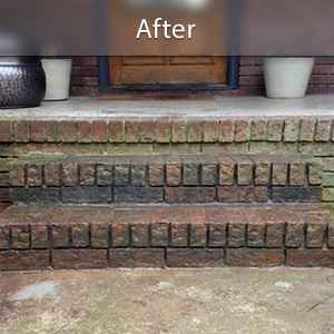 Sinking stairs repaired with PolyLevel® Amarillo