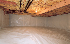 CleanSpace® vapor barrier after in Lubbock