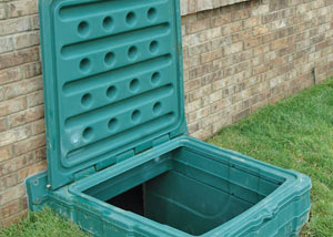 lockable crawl space access door installed in Abilene