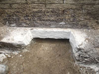 Preparing the foundation footing for a home foundation repair in Perryton