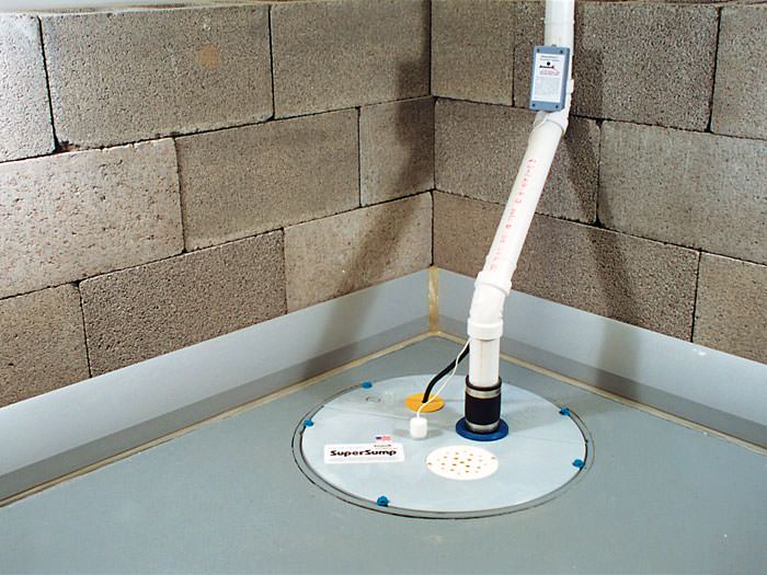Baseboard Basement Drain Pipe System In West Texas Homes French A Baseboard Basement Drain Pipe System Installed In Canyon